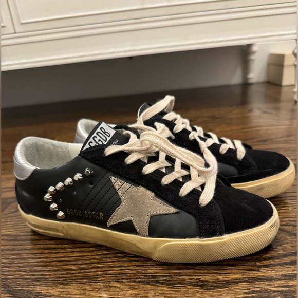 NEW! Golden Goose Superstar Stud Suede Low-Top Sneakers - Picture 7 of 9